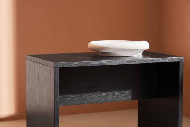 Juni – Table basse – Noir – 58 x 35 cm