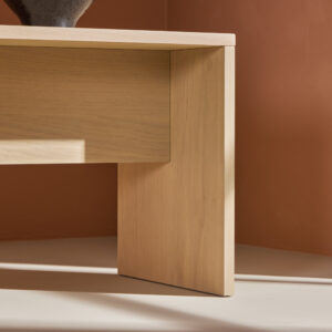 Juni – Table basse – Blanchi – 58 x 35 cm