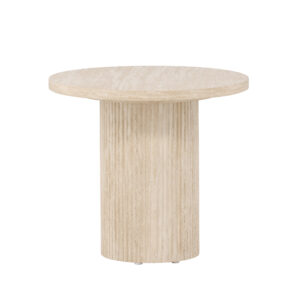 Härön – Table basse – Beige – ⌀50 cm