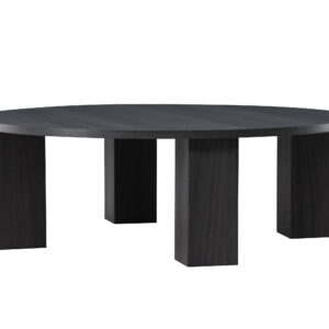 Juno – Table basse – Noir – ⌀120 cm