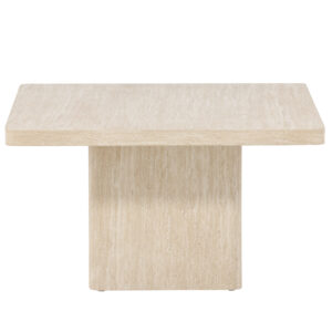 Qvart – Table basse – Beige – 80 x 80 cm