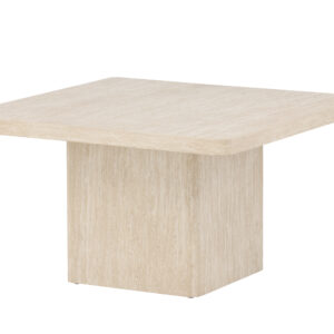 Qvart – Table basse – Beige – 80 x 80 cm