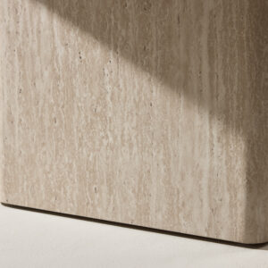 Qvart – Table basse – Beige – 80 x 80 cm