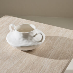 Qvart – Table basse – Beige – 80 x 80 cm