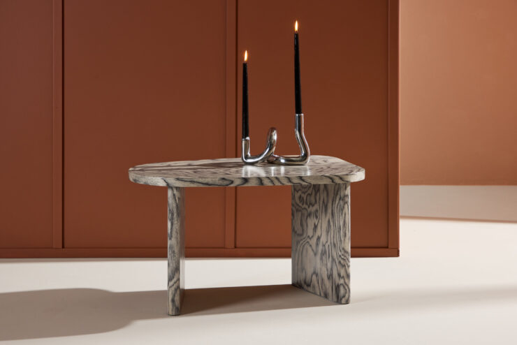 Grönvik – Table basse – Gris – 70 x 45 cm