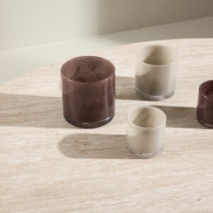 Megg – Table basse – Beige, Moka – 130 x 78 cm