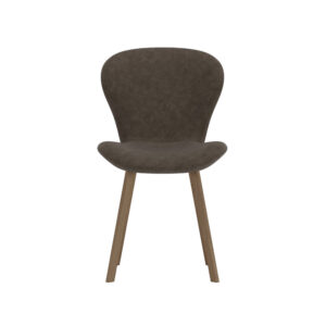 Lilja – Chaise de salle à manger – Marron, Moka – 53 x 80 x 46 cm