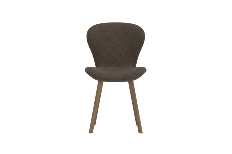 Lilja – Chaise de salle à manger – Marron, Moka – 53 x 80 x 46 cm