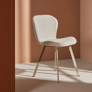 Lilja – Chaise de salle à manger – Beige – 54 x 80 x 46 cm