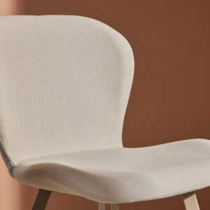 Lilja – Chaise de salle à manger – Beige – 54 x 80 x 46 cm