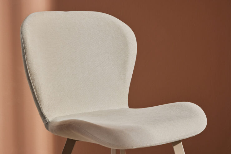 Lilja – Chaise de salle à manger – Beige – 54 x 80 x 46 cm