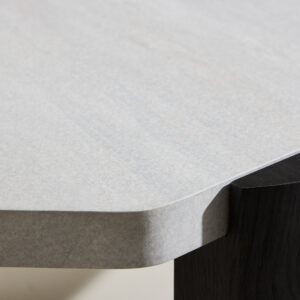 Kres – Table basse – Beige, Noir – 125 x 71 cm