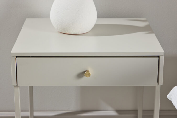 Bakal – Meuble de rangement – Beige – 41 x 50 x 43 cm
