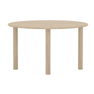 Hilo – Table à manger ovale – Naturel – 130 x 110 x 75 cm