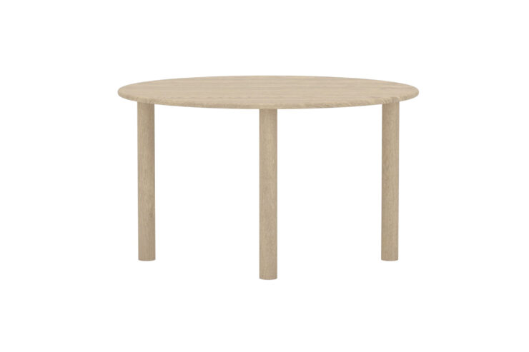 Hilo – Table à manger ovale – Naturel – 130 x 110 x 75 cm
