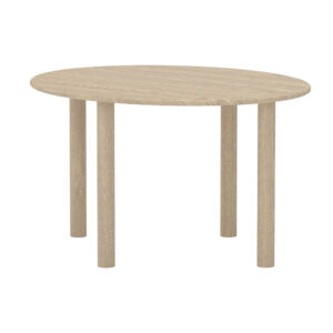 Hilo – Table à manger ovale – Naturel – 130 x 110 x 75 cm