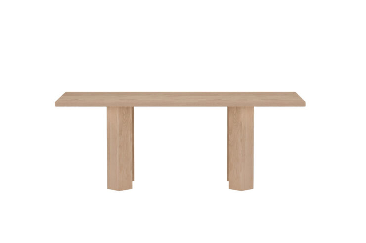 Lillehammer – Table à manger rectangulaire – Naturel – 200 x 90 cm