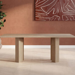 Lillehammer – Table à manger rectangulaire – Naturel – 200 x 90 cm