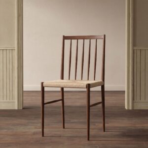 Enes – Chaise de salle à manger – Moka, Beige – 50 x 77 x 42 cm