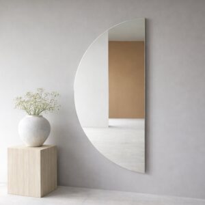 Mona – Grand miroir – Transparent, Argenté – 2 x 180 x 90 cm