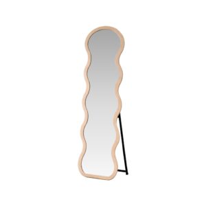 Loui – Grand miroir – Beige, Transparent – 1,5 x 158 x 49 cm