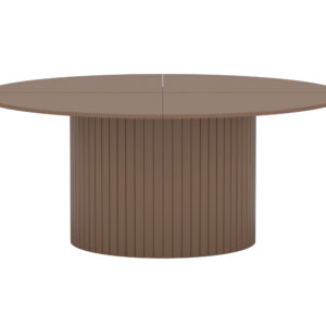Härön – Table à manger ronde – Marron – Ø180 cm