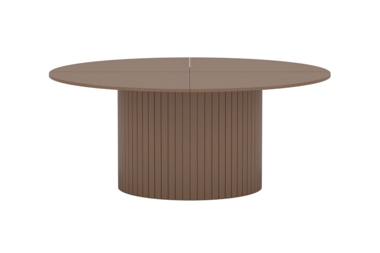 Härön – Table à manger ronde – Marron – Ø180 cm