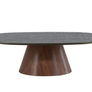 Lanzo – Table basse – Vert foncé, Moka – 120 x 92,5 cm