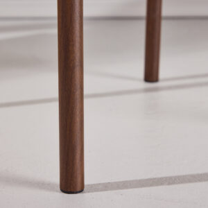 Polly – Chaise de salle à manger – Beige, Moka – 52 x 80 x 45 cm