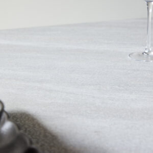 Cael – Table à manger rectangulaire – Moka, Gris clair – 120 x 120 cm