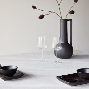 Cael – Table à manger rectangulaire – Moka, Gris clair – 120 x 120 cm