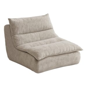 Selar – Fauteuil lounge – Blanc – 98 x 65 x 78 cm