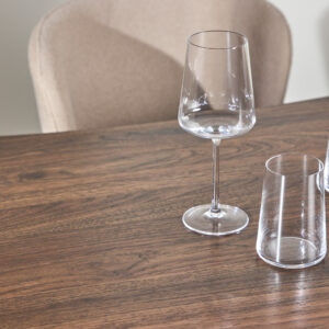 Fiona – Table à manger rectangulaire – Noyer – 180 x 90 cm