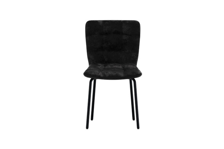 Punsch – Chaise de salle à manger – Noir – 52 x 80 x 45 cm