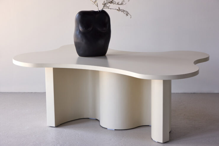 Flow – Table basse – Beige – 120 x 80 cm