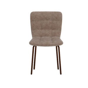 Punsch – Chaise de salle à manger – Marron, Naturel – 52 x 80 x 45 cm