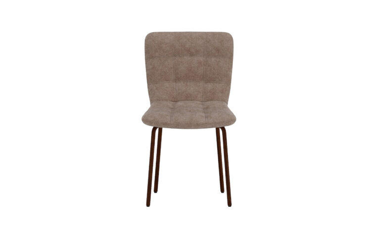 Punsch – Chaise de salle à manger – Marron, Naturel – 52 x 80 x 45 cm
