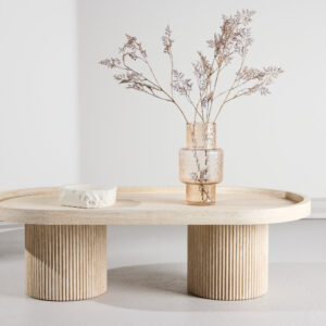 Krille – Table basse – Beige – 120 x 60 cm