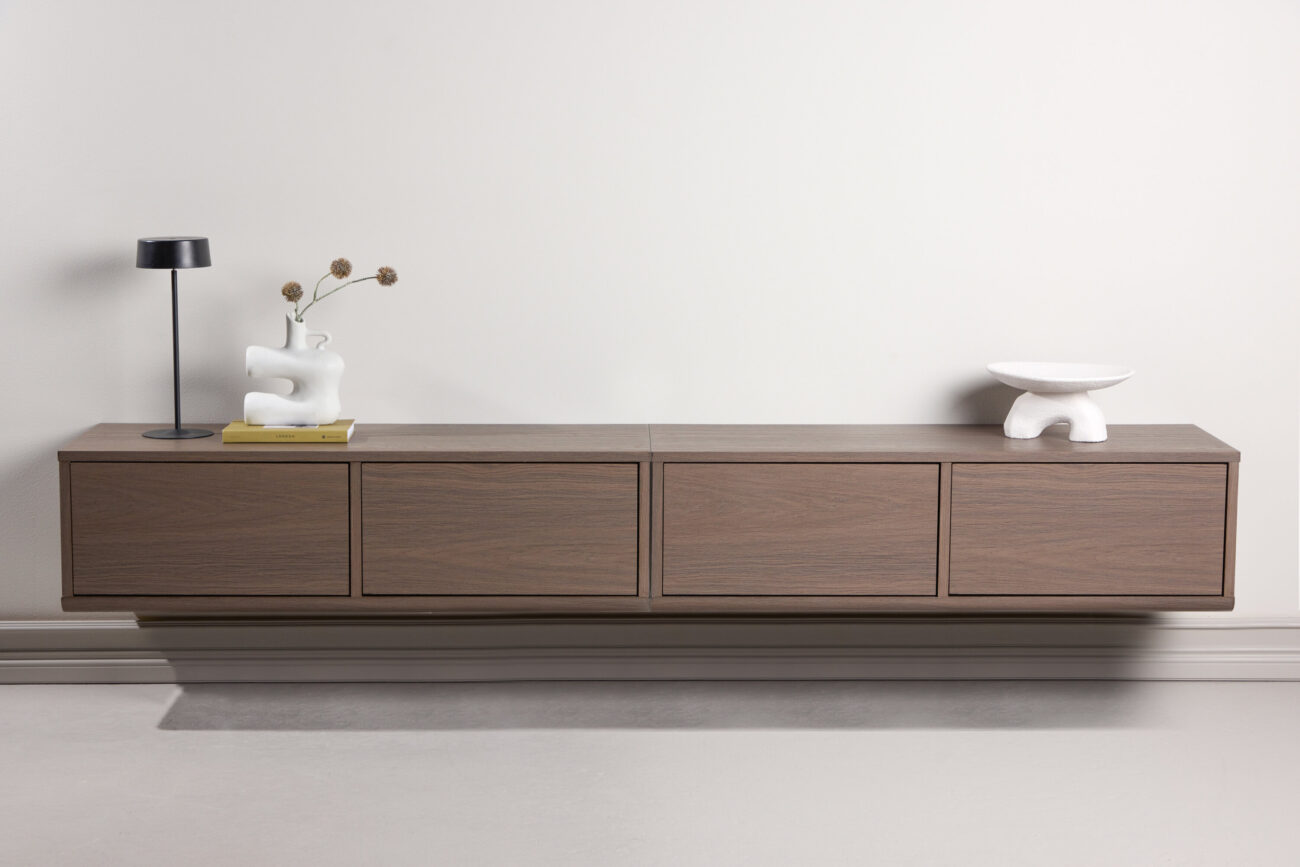 Dragh – Meuble TV – Moka – 35 x 28 x 100 cm