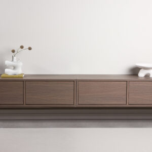 Dragh – Meuble TV – Moka – 35 x 28 x 100 cm