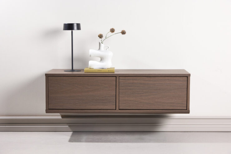 Dragh – Meuble TV – Moka – 35 x 28 x 100 cm