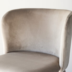 Edina – Chaise de salle à manger – Beige, Naturel – 60 x 77 x 53 cm