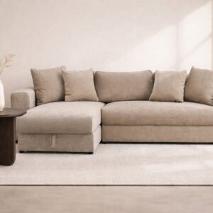 Bellman – Chaise Sofa – Beige – 250 x 162 x 78 cm