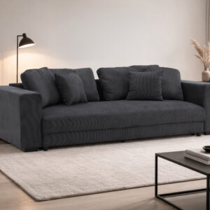 Bellman – Canapé 3 places – Gris foncé – 250 x 95 x 78 cm