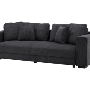 Bellman – Canapé 3 places – Gris foncé – 250 x 95 x 78 cm