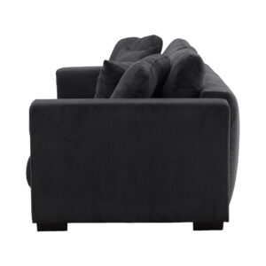 Bellman – Canapé 3 places – Gris foncé – 250 x 95 x 78 cm