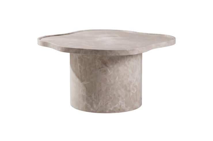 Ilse – Table basse – Beige – ø90 cm