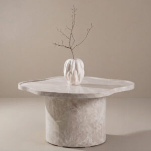 Ilse – Table basse – Beige – ø90 cm