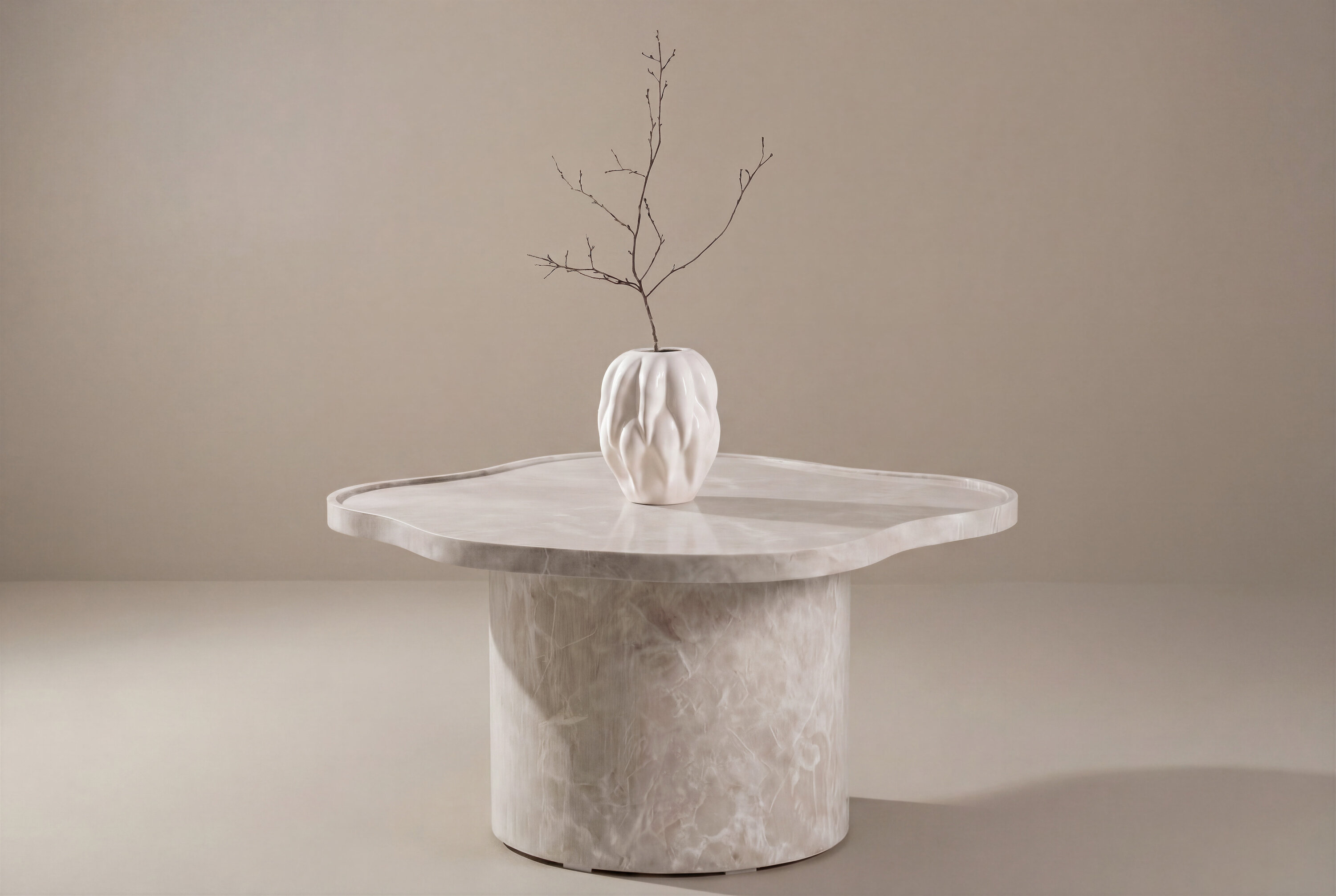 Table basse design dans un salon moderne