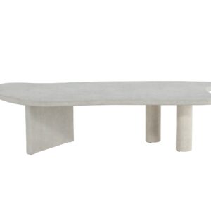 Polle – Table basse – Gris clair – 160 x 60 cm